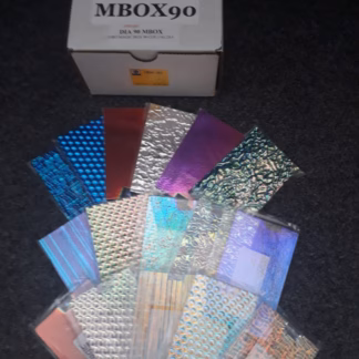 Dichroic COE90 vegyes színek és felületek, ATF 6,3*10 cm