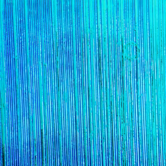 Dichroic COE90 0100-43F BBRD-MA fekete-türkizkék csíkos üveg