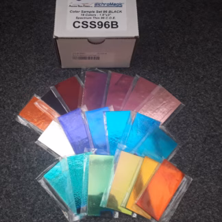 Dichroic COE96 készlet 19 db. fekete üveg ATF