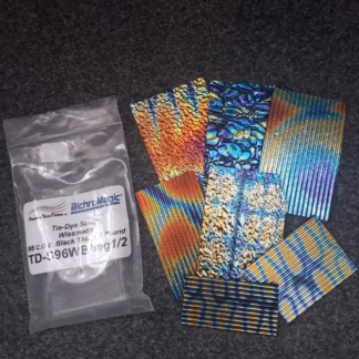 Dichroic COE96 darabok, fekete üveg ATF