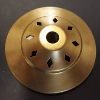 Lámpatető kör 7,7 cm átm. rombuszlyukas