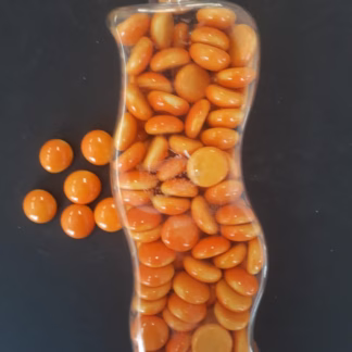 Üvegkavics matt sárga 18/20 mm 500 gr.