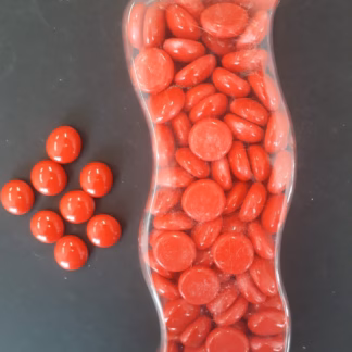 Üvegkavics matt piros 18/20 mm 500 gr.