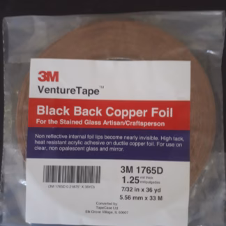 Rézfólia V feketehátú 5,7mm;7/32",33 m