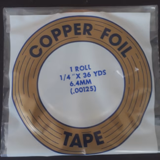 Rézfólia E rézhátú 6,4mm;1/4",33 m