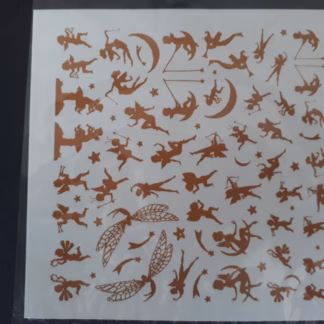 Fusingmatrica angyalmintás 10 x 10 cm 22k