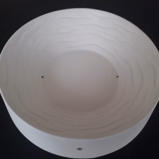 Fusingforma kör vonalmintás, átm. 17 cm,mag. 5 cm