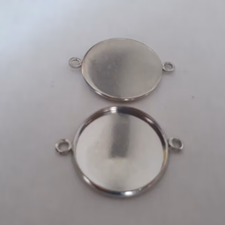 Medálalap tányéros 20 mm