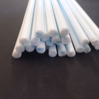 Üvegrúd M márványos halványkék opál 5-6 mm