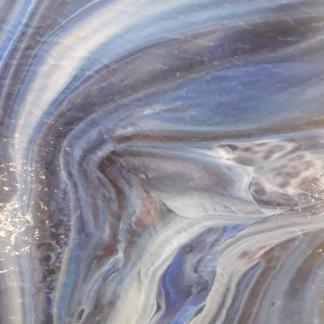 Yang 249V kék-pink-fehér üveg