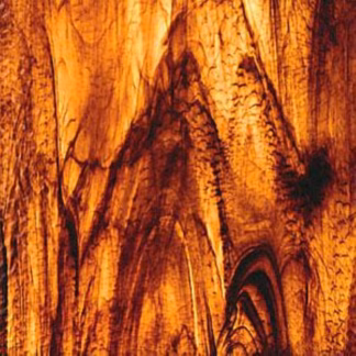 Spectrum 411-15G  aranybarna félopál üveg