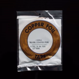 Rézfólia E ezüsthátú 5,5mm;7/32",33 m