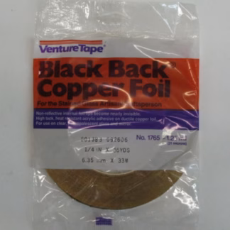 Rézfólia V feketehátú 6,4mm;1/4",33 m