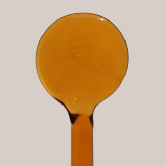 Üvegrúd M áttetsző középborostyán 5-6 mm