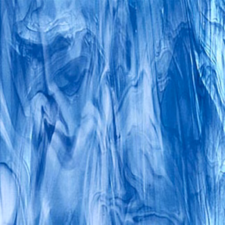 OGT 633-7F COE96 égkék-sötétkék opál fusing üveg