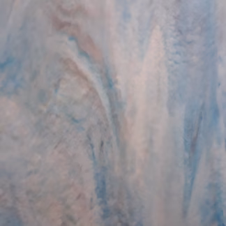 Yang 6MDV égkék-fehér-pink rücskös üveg