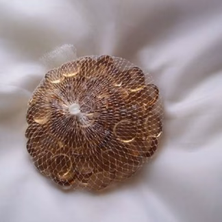 Üvegkavics áttetsző barack 18/20 mm 400 gr.