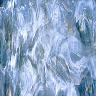 Spectrum 838-74 S  acélkék-fehér félopál üveg