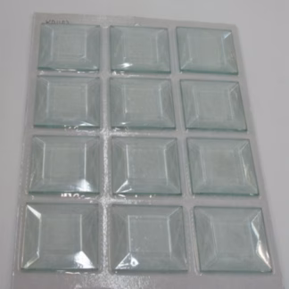 Fazettázott négyzet 51*51 cm