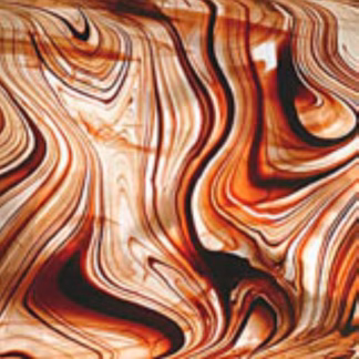 OGT BR Burgundy Barokk mintás átlátszó-burgundi  üveg