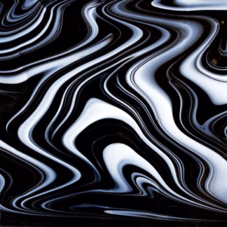 OGT 3005-9F COE96 fekete-fehér OA opál fusing üveg