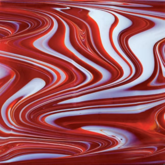 OGT 355-1F COE96 piros-krém OA opál fusing üveg