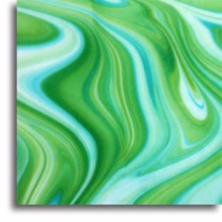 OGT 623-52F COE96 zöld-tűrkízzöld OA opál fusing üveg