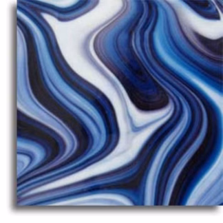 OGT 634-52F COE96 krém-szederkék OA opál fusing üveg