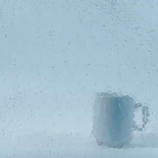 PV 1201 világos aquamarin katedrál transzparens üveg