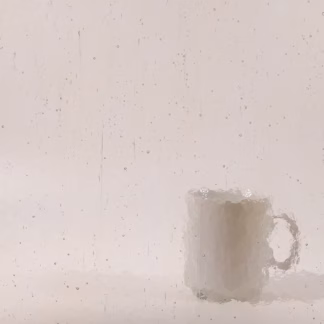 PV 5910 világos pezsgő katedrál transzparens üveg