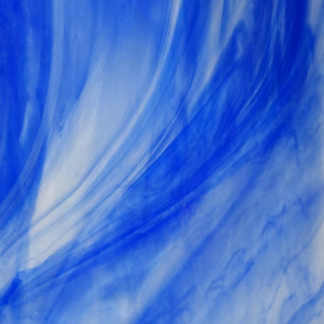 W 118 WO világoskék félopál üveg