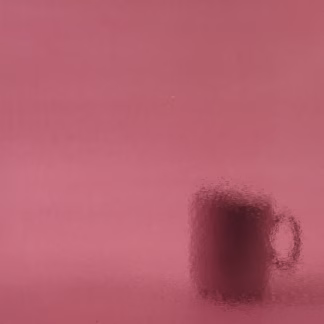 W 134 Sev lila transzp. üveg