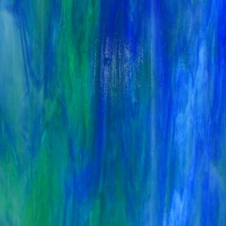 W 197 WO kék-zöld félopál üveg