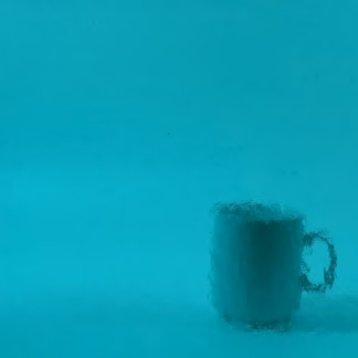 W 25 türkiz transzp. üveg