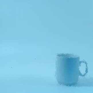 W 300 világos égkék transzp. üveg