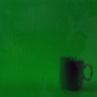 W 320 sötét olivazöld transzp. üveg