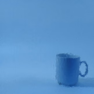 W 338 világos türkiz transzp.  üveg