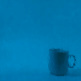 W 342 Mystic sötéttürkiz transzp. üveg