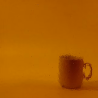 W 49 Sev sötét borostyán transzp. üveg