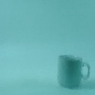 W 65 tenger zöld transzp. üveg