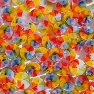 Millefiori COE 90 szivárvány forgó