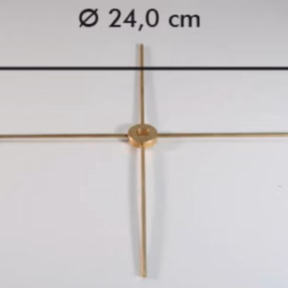 Ernyőküllő 4 ágú,12,5 cm szárral