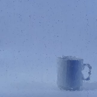 PV 1302 halványkék katedrál transzparens üveg