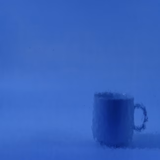 W 96-16 COE96 zafírkék transzp. fusing üveg