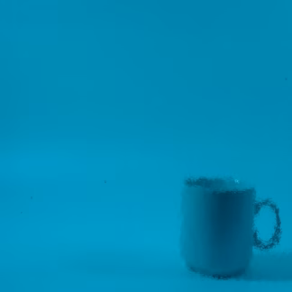 W 96-19 tengerkék transzp. fusing üveg