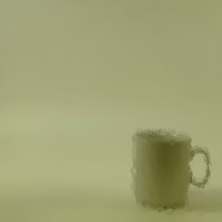 W 40CX Sev halványzöld transzp. üveg