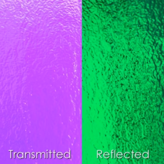 Dichroic COE96 STCEM átlátszó-zöld üveg CBS