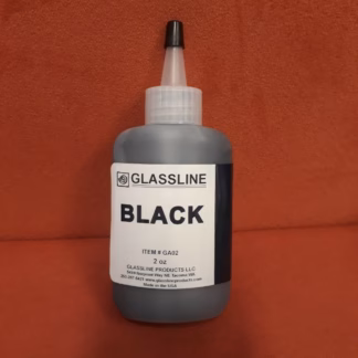 Fusingfesték Fekete Glassline 56ml GA02