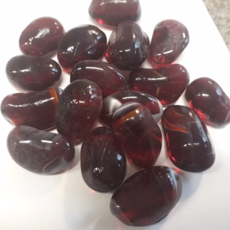 Üvegnugát áttetsző piros  200 gr.