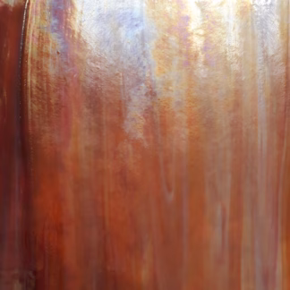 W 27 D iri narancssárga-fehér opál irizáló  üveg